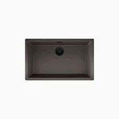 Zlewozmywaki - GLOBALO AURILIO 80.1 Dark Chocolate Clean Tech - miniaturka - grafika 1