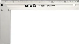 YATO Kątownik aluminiowy 350 mm YT-7082 - Suwmiarki i mikrometry - miniaturka - grafika 6
