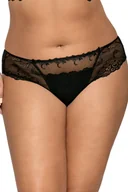 Majtki damskie - Ava 1030 czarny XL Majtki figi - miniaturka - grafika 1