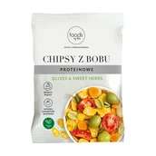 Chipsy - FOODS BY ANN Chipsy z bobu, oliwa & zioła 60g - miniaturka - grafika 1