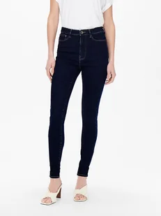 ONLY Dżinsy - Skinny fit - w kolorze granatowym - Spodenki damskie - miniaturka - grafika 1