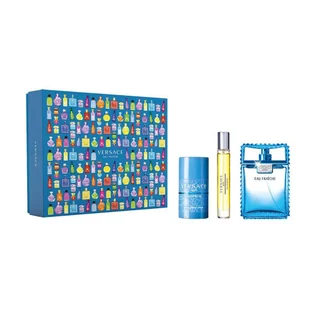 Versace Man Eau Fraiche zestaw woda toaletowa spray 50ml + balsam po goleniu 50ml + żel pod prysznic 50ml - Zestawy kosmetyków męskich - miniaturka - grafika 3
