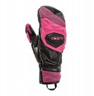 Rękawice narciarskie - LEKI RĘKAWICE WCR Venom SL 3D MITT black-pink 7.5 - miniaturka - grafika 1