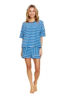 Piżamy damskie - Doctor Nap Niebieska piżama damska - S - miniaturka - grafika 1