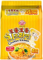 Kuchnie świata - Zupa makaronowa Bodle Bodle Cheese Ramen o smaku serowym, lekko pikantna 4 x 111g - Ottogi - miniaturka - grafika 1