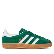 Buty dla chłopców - Sneakersy adidas Gazelle Indoor JS3800 Zielony - miniaturka - grafika 1
