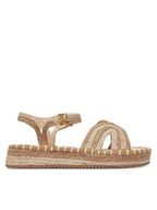 Buty dla dziewczynek - Mayoral Espadryle 45641 Beżowy - miniaturka - grafika 1