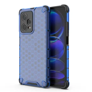 Honeycomb etui do Xiaomi Redmi Note 12 Pro+ pancerny hybrydowy pokrowiec niebieskie - Etui i futerały do telefonów - miniaturka - grafika 1