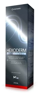 Eurowet Hexoderm Excellence - Regulujący Mikroflorę Skóry Z Fitosfingozyną I Chlorheksydyną Dla Kota I Psa 200Ml - Szampony i odżywki dla psów - miniaturka - grafika 1