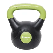 Kettlebell - InSportLine Hantla bitumiczna Kettlebell Dark 18 kg 1IN-10743 - miniaturka - grafika 1
