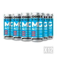 Soki i napoje niegazowane - 12x OSHEE PRO Shot Magnez  guawa - malina 200ml - miniaturka - grafika 1