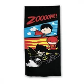 Okrycia kąpielowe dla dzieci - Ręcznik 140X70 Mikrofibra Superman Batman - miniaturka - grafika 1