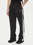 Spodnie męskie - Guess Jeans Spodnie materiałowe 173615 Czarny Regular Fit - miniaturka - grafika 1