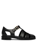 Sandały damskie - Clarks Sandały Hana Sun 26181215 Czarny - miniaturka - grafika 1