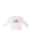 Bluzki dla niemowląt - s.Oliver Koszulka dla dziewczynek i dziewcząt, Ecru, 92 - miniaturka - grafika 1