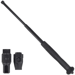 Pałka teleskopowa hartowana ESP Ergonomic 18'' z głowicą kubotan (ExB-18HE-BK BH-54/BE-01) - Pałki obronne - miniaturka - grafika 1