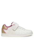 Buty dla dziewczynek - Geox Sneakersy J Eclyper J36LRA 0BCKC C0674 D Biały - miniaturka - grafika 1