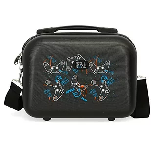 Roll Road Roll Road Gamers kosmetyczka z możliwością regulacji, z torbą na ramię, czarna, 29 x 21 x 15 cm, sztywna, ABS 9,14 l - Kosmetyczki, organizery i kuferki - miniaturka - grafika 1