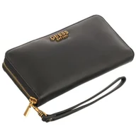 Portfele - Guess portfel damski czarny duży portmonetka bilon SWVB85-00460 - miniaturka - grafika 1