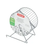 Akcesoria dla gryzoni - Zolux Kołowrotek metalowy 18 cm kol szary - miniaturka - grafika 1