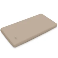 Prześcieradła dla dzieci - Prześcieradło do łóżeczka 60x120 Beżowe z bawełny organicznej, Albero Mio - miniaturka - grafika 1