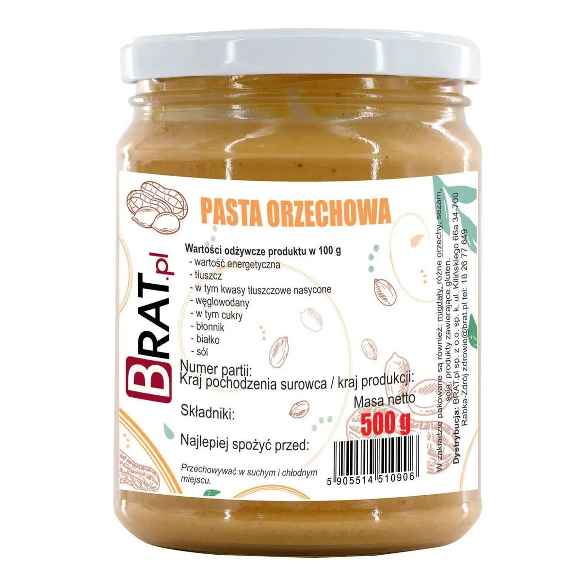 Pasta orzechowa 500g
