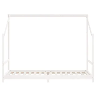 Rama łóżka dla dzieci, biała, 90x200 cm, drewno sosnowe Lumarko! - Łóżeczka i kojce - miniaturka - grafika 5