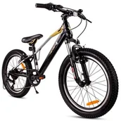 Rowery - Rower SUN BABY Verdant Juniper 20 cali dla chłopca Czano-złoty - miniaturka - grafika 1