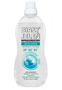 Pollena Biały Jeleń Hipoalergiczny Żel Do Prania Białych Tkanin 1,5L - Środki do prania - miniaturka - grafika 2
