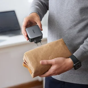 Ugreen ładowarka sieciowa 2x USB Typ C 100W Power Delivery szary (50327) - Ładowarki do telefonów - miniaturka - grafika 7