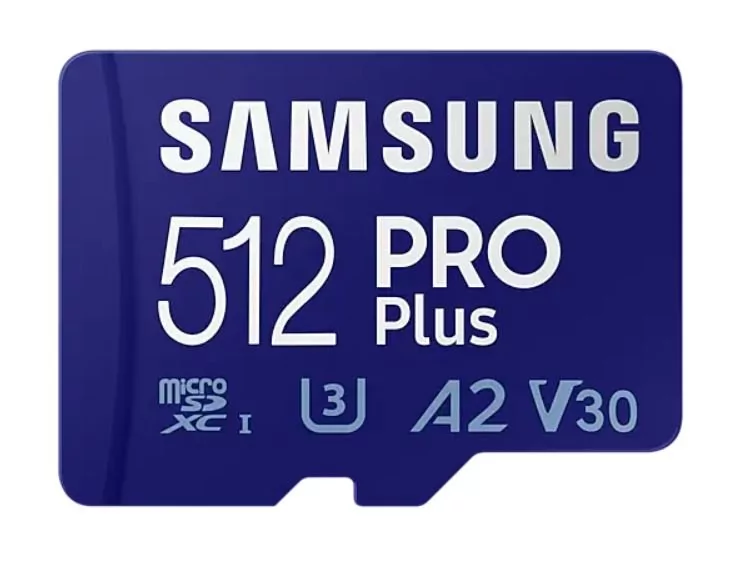 Samsung Karta PRO Plus 2021 MicroSDXC 512 GB Class 10 UHS-I/U3 A2 V30 MB-MD512KA/EU MB-MD512KA/EU