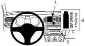 Uchwyty samochodowe do telefonów - ProClip do Volkswagen Polo 10-17 - miniaturka - grafika 1