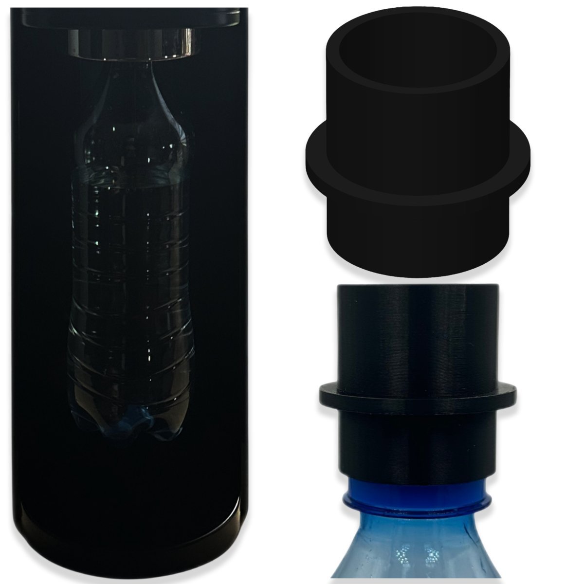 Przejściówka Adapter Do Sodastream Na Zwykłe Butelki Pet Na Gwint 28Mm