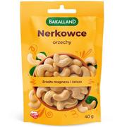 Batony proteinowe - BAKALLAND Nerkowce Orzechy 40g - miniaturka - grafika 1