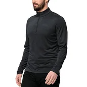 Bluzy męskie - Jack Wolfskin Męska bluza termiczna, czarna, 3XL - miniaturka - grafika 1