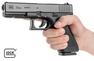 UMAREX Walther Licencjonowana Wiatrówka GLOCK 22 na Śruty BB/BBs 4,46mm napęd Co2) - Wiatrówki pistolety - miniaturka - grafika 1