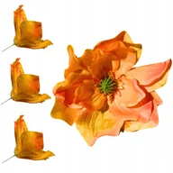 Sztuczne kwiaty - Magnolia wyrobowa Główki kwatiowe Sztuczne Kwiaty Bukiet Stroik 12szt. - miniaturka - grafika 1