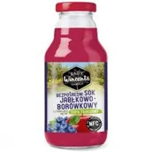 Soki i napoje niegazowane - Sady Wincenta Sok 100% jabłkowo-borówkowy naturalnie mętny tłoczony NFC 330 ml - miniaturka - grafika 1