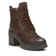 Botki damskie - Trzewiki Lasocki WI16-24474-02 Brązowy - miniaturka - grafika 1