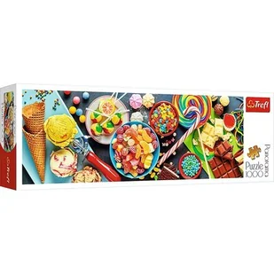 Trefl Puzzle 1000 elementów Panorama Słodkie przysmaki 1879138 - Puzzle - miniaturka - grafika 1
