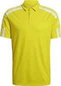 Koszulki męskie - Adidas Koszulka adidas Polo SQUADRA 21 GP6428 GP6428 żółty M - miniaturka - grafika 1