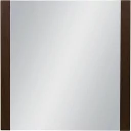 Lustro łazienkowe wenge mat 80x80cm FOKUS - Lustra - miniaturka - grafika 1