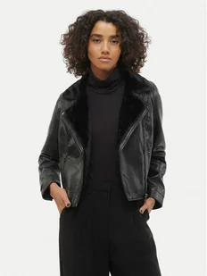 Vero Moda Kurtka z imitacji skóry Hailey 10250405 Czarny Regular Fit - Kurtki damskie - miniaturka - grafika 1