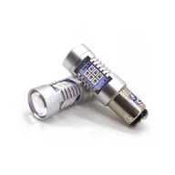 Żarówki samochodowe - P21/5W Żarówka Led Bay15D 12V Canbus Czerwona 2000Lm Motoledy - miniaturka - grafika 1