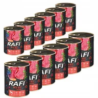 Mokra karma dla psów - Dolina Noteci (RAFI) RAFI Classic WOŁOWINA Zestawy 800g x 12 szt - miniaturka - grafika 1