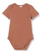Śpiochy dla niemowląt - Müsli by Green Cotton Koszulka chłopięca Cozy Me S/S Body T-Shirt, Brown Sugar, 62 cm - miniaturka - grafika 1
