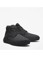 Trampki męskie - Timberland Skórzane sneakersy "Seneca Bay" w kolorze czarnym - miniaturka - grafika 1