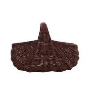 Torby i wózki na zakupy - Kosz na zakupy z wikliny pojemny kosz na grzyby 50x32 H25/36 cm - miniaturka - grafika 1