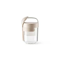 Lunch boxy - Pojemnik z łyżką JAR TO GO ORGANIC 400ml / Lekue - miniaturka - grafika 1