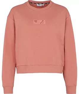 Bluzy damskie - FILA Bluza damska Bansko Cropped Crew Sweat Sweat, Tea Rose, S - grafika 1